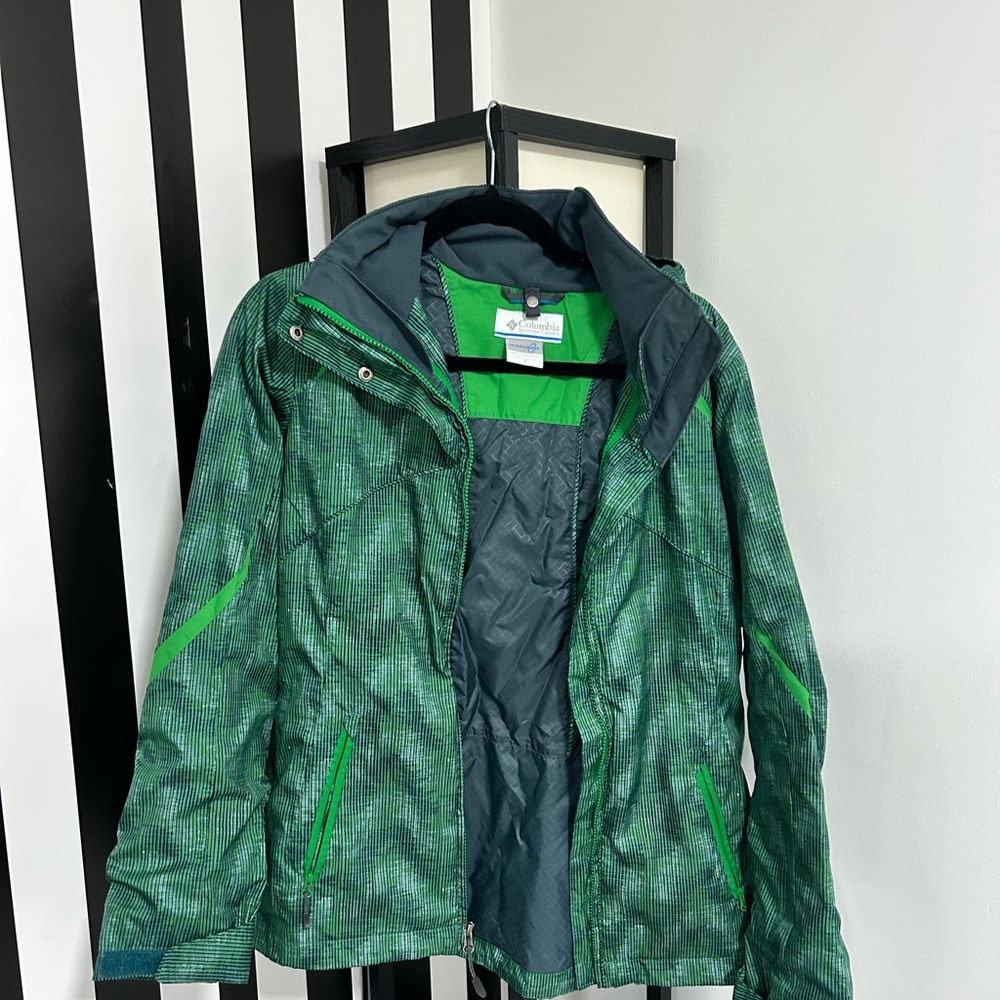 Columbia Green and Gray Jacket